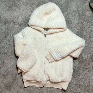 Abercrombie kids sz 11/12 girls full zip Sherpa hoodie